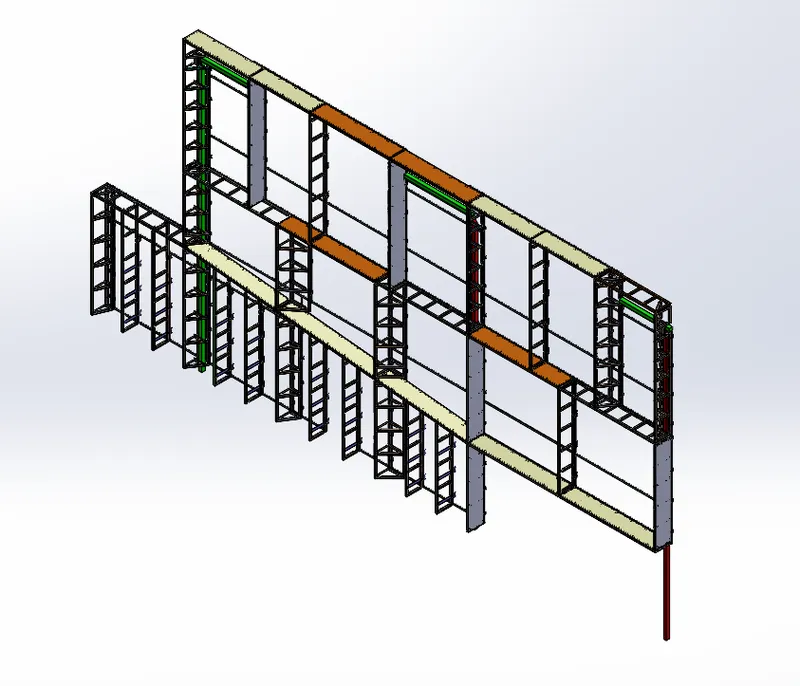 Exterior frame for curtain wall system — photo 2