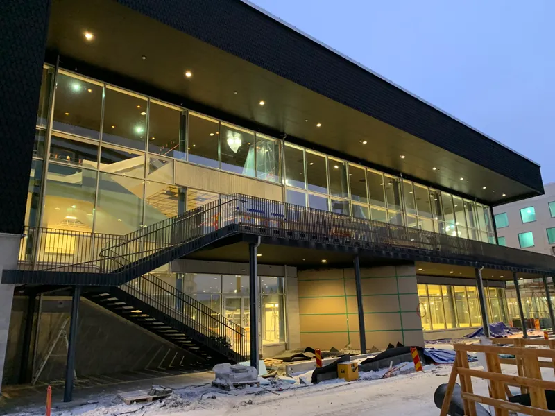 Fire-rated aluminum facade system — photo 1