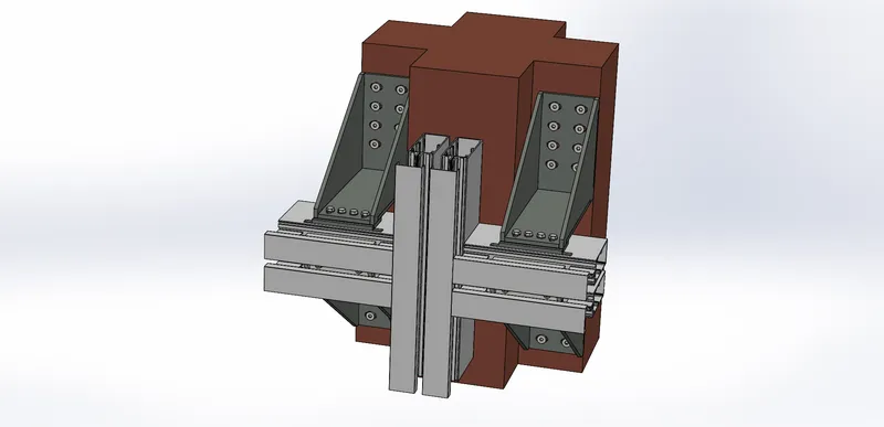 Curtain wall with custom glazing support — photo 4