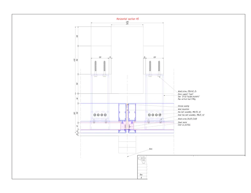 Curtain wall with custom glazing support — photo 7