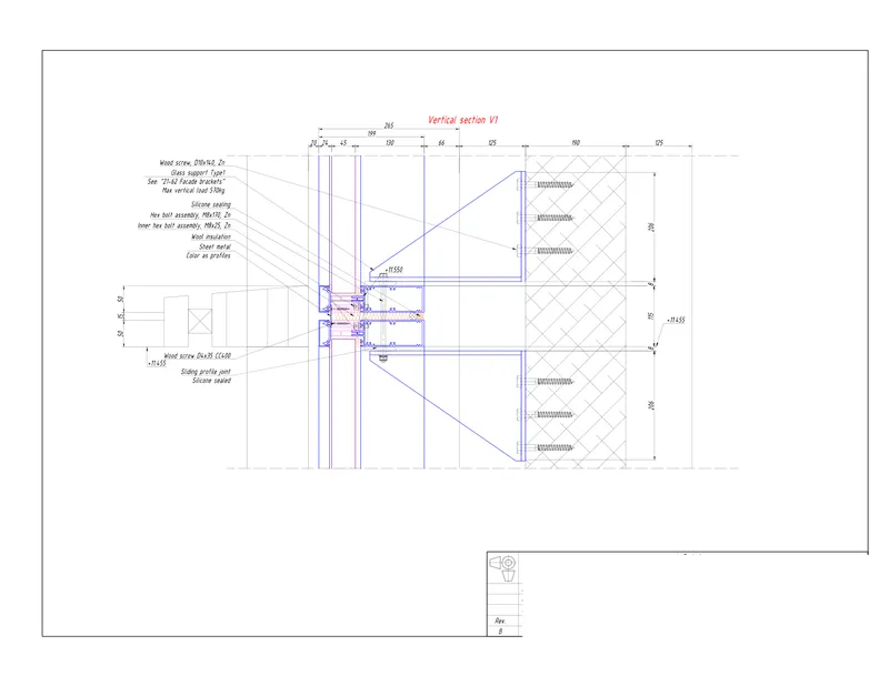 Curtain wall with custom glazing support — photo 8