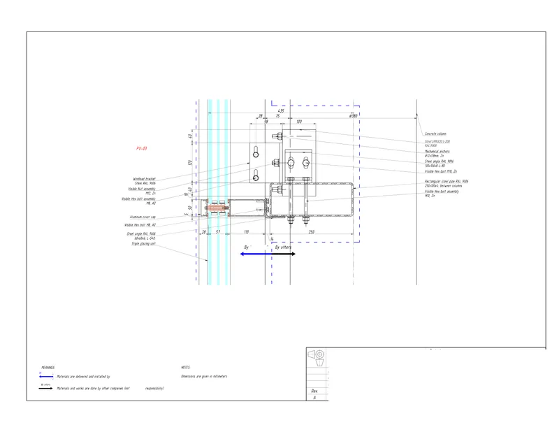 Fire-rated aluminum facade system — photo 7